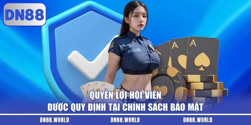 Quyền lợi hội viên được quy định tại chính sách bảo mật